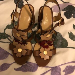 Michael Kors flower heels